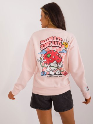 Bluza D10600T02568D jasny różowy XL