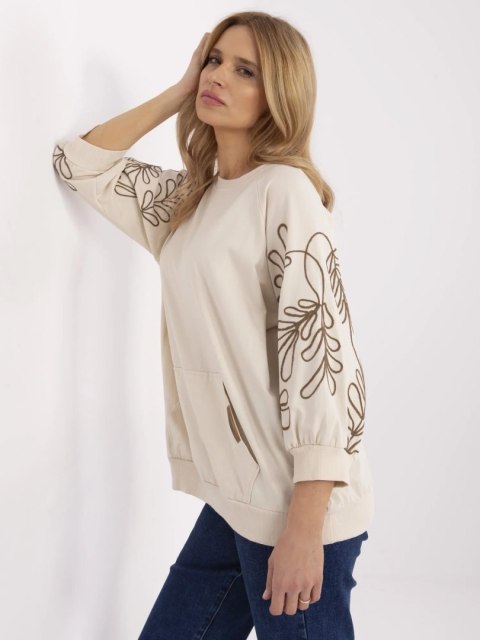 Bluza RV-BL-A367-1.18P jasny beżowy