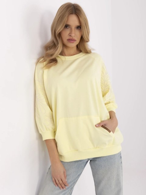 Bluza RV-BL-A367-1.18P jasny żółty