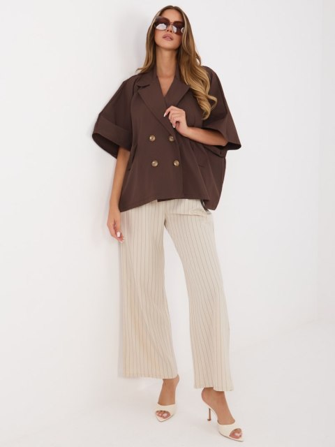 Płaszcz IT-KR-FL10153KSM.86 brązowy