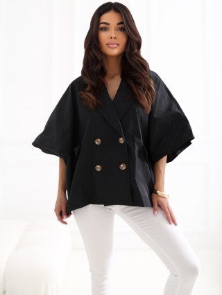 Płaszcz IT-KR-FL10153KSM.86 czarny