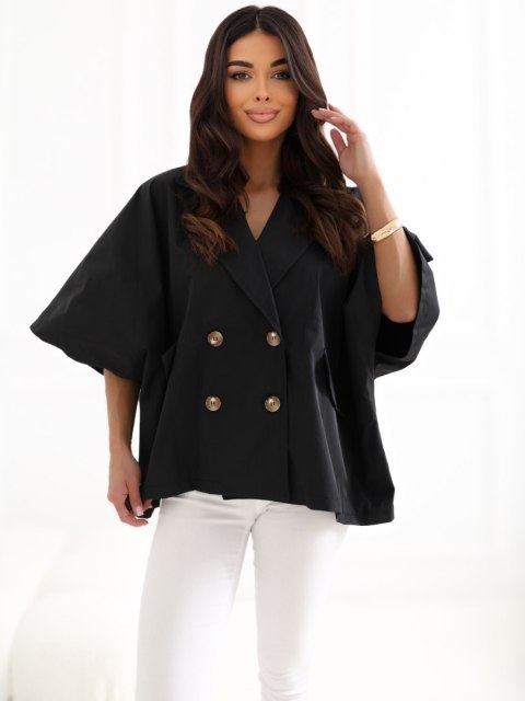 Płaszcz IT-KR-FL10153KSM.86 czarny