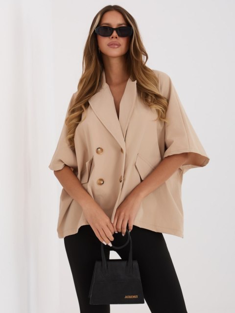 Płaszcz IT-KR-FL10153KSM.91 camelowy