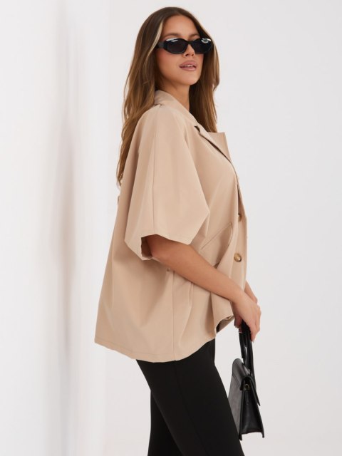 Płaszcz IT-KR-FL10153KSM.91 camelowy