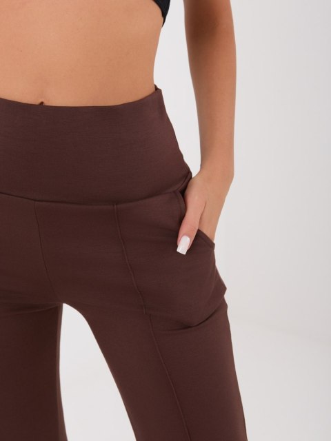 Spodnie dresowe RV-DR-A1289.01 ciemny brązowy S/M