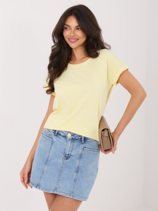 Bluzka RV-BZ-8837.67 jasny żółty S/M