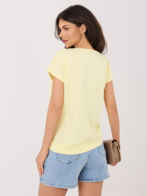 Bluzka RV-BZ-8837.67 jasny żółty S/M