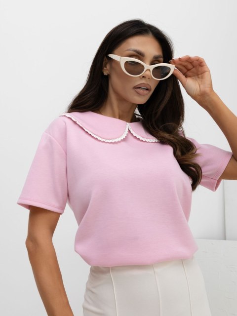 Bluzka MI-BZ-3406.90 jasny różowy