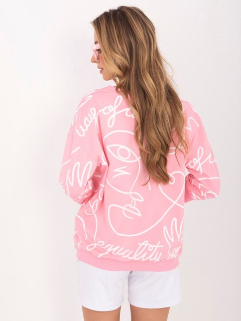 Bluzka RV-BZ-A267-1.58 jasny różowy