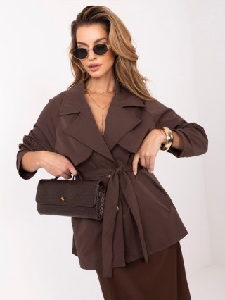 Płaszcz IT-PL-FL10069.85 brązowy