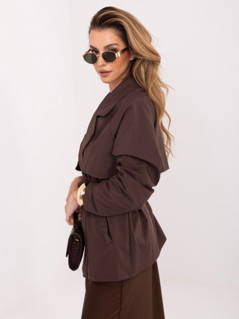 Płaszcz IT-PL-FL10069.85 brązowy