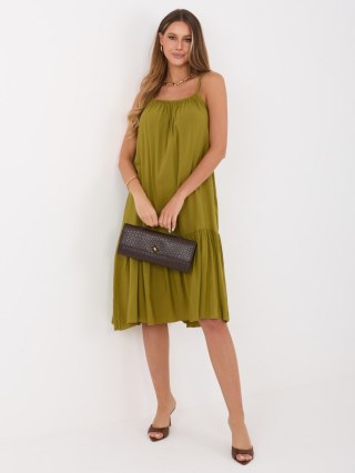 Sukienka IR-SK-6816.16P oliwkowy XL/XXL