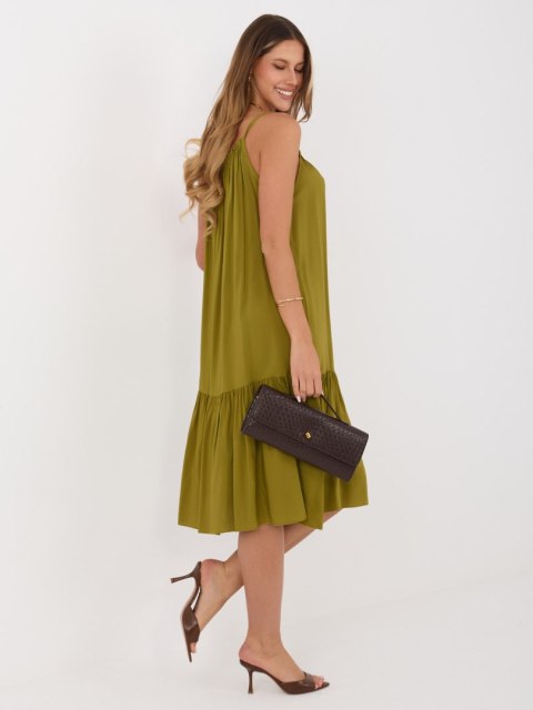 Sukienka IR-SK-6816.16P oliwkowy M/L