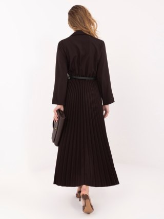 Sukienka IT-SK-21599-1.03 ciemny brązowy