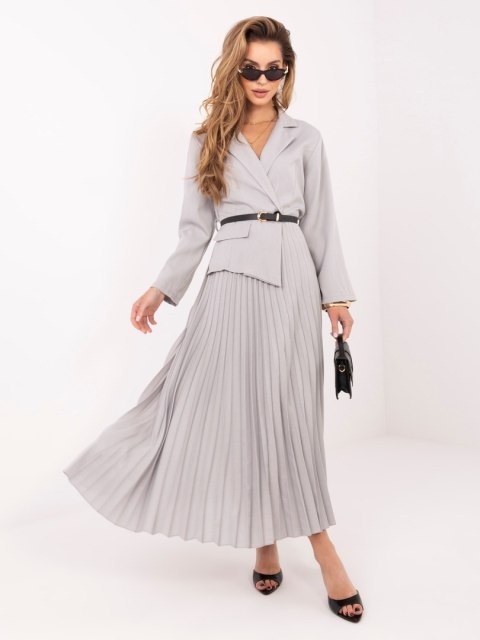 Sukienka IT-SK-21599-1.03 jasny szary