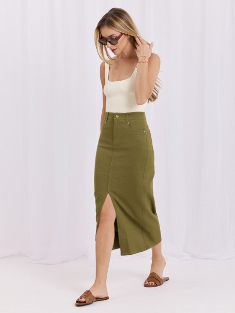Spódnica HM-SD-MC6290.49 khaki L
