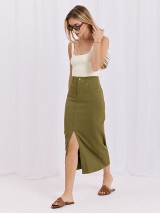 Spódnica HM-SD-MC6290.49 khaki M