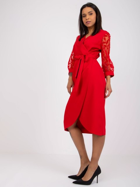 Sukienka LK-SK-508781.46 czerwony 42