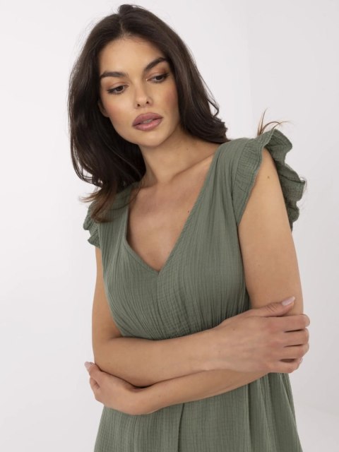 Sukienka MI-SK-122126.77 khaki