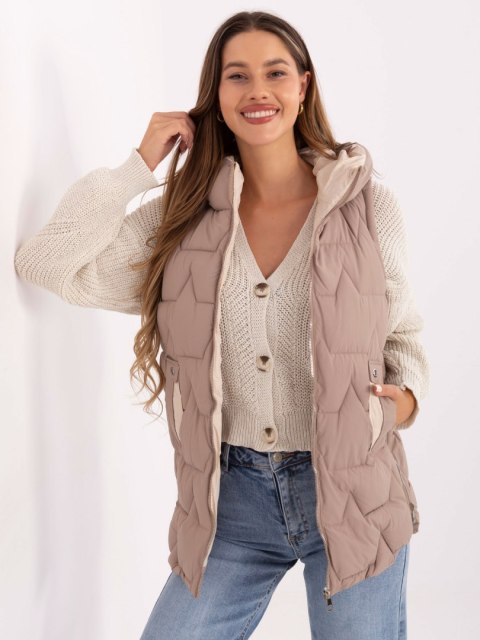 Kamizelka MBM-KZ-2516.96 ciemny bezowy 2XL