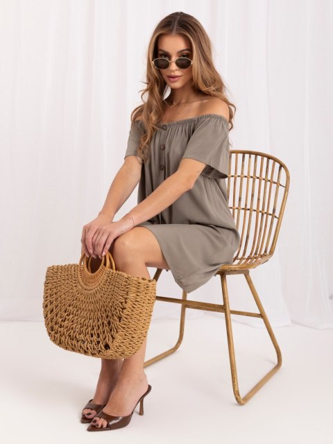 Sukienka D73761M30196A khaki M